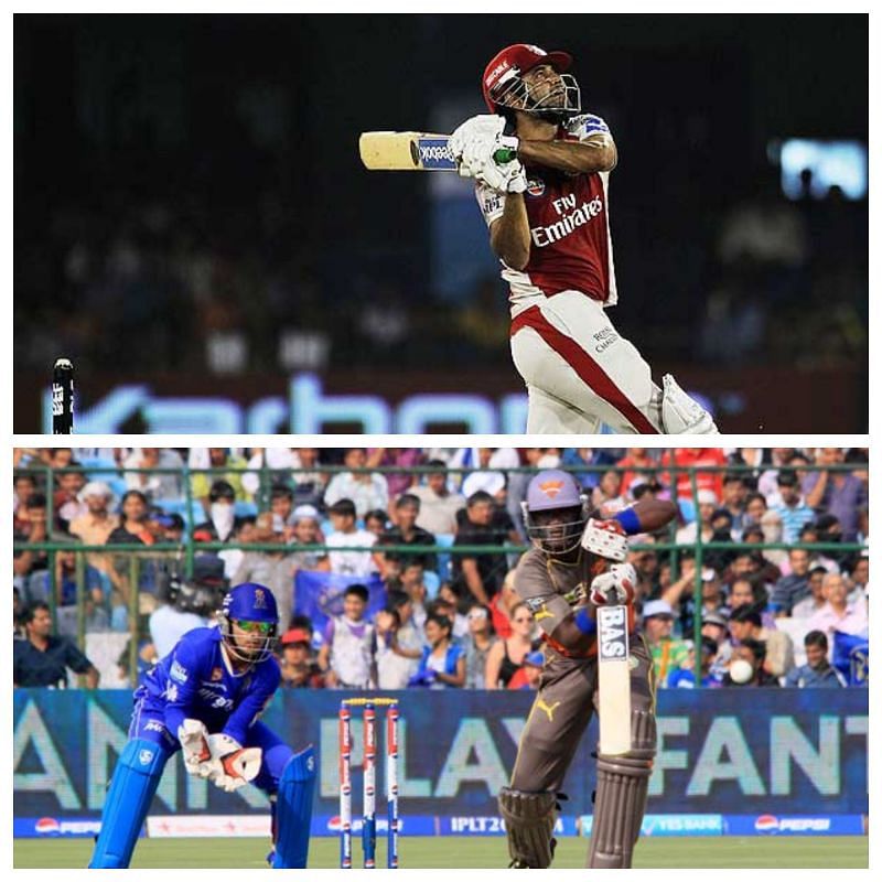Pathan's and Sammy's knocks went in vain but both are the highest scores by a No.7 batsman in the IPL